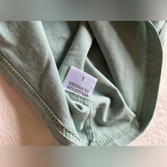 Sage Green Crop Top Tank - Large - Picture 5 of 5